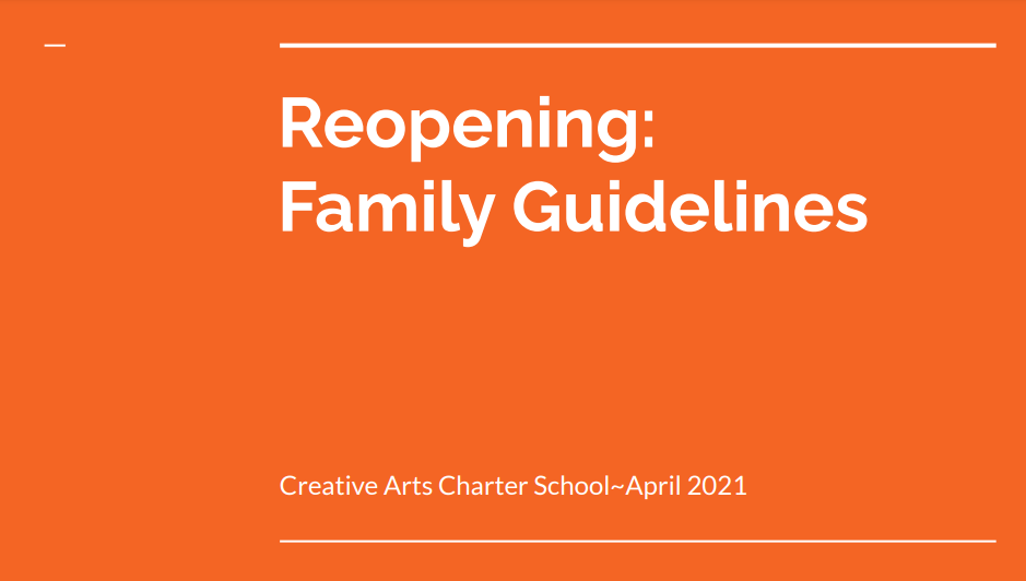 Family Guidelines for Reopening